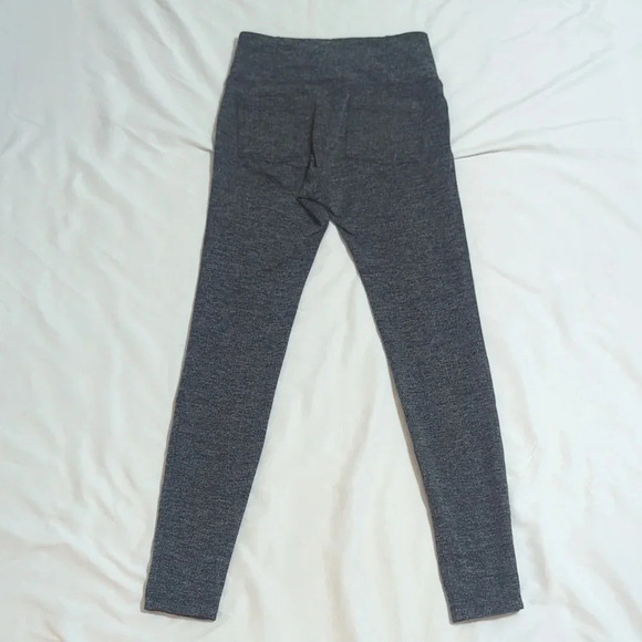 Athleta Herringbone Metro High Waisted Leggings, Color Black/ Gray Size M - Picture 3 of 15